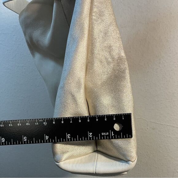 SKAGEN HANDBAG PURSE TAN WHITE SILVER SHOULDER LEATHER CAPSULE CASUAL EVERYDAY - Picture 8 of 12